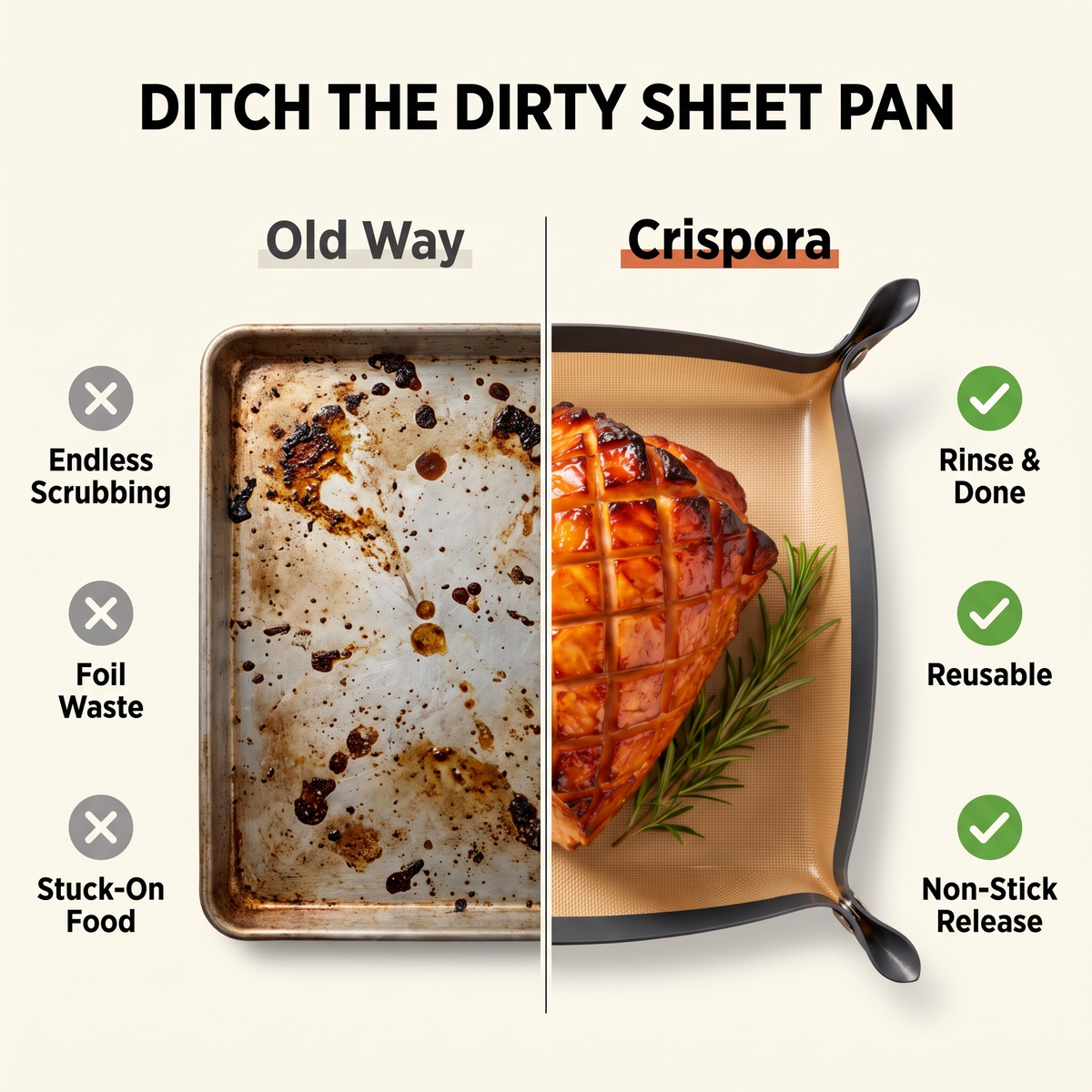 Leakproof Baking Mat That Snaps Into a Tray